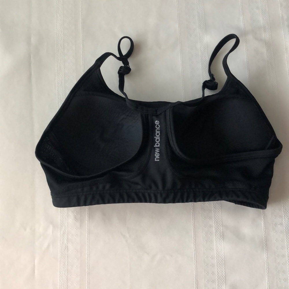 New Balance Black High Impact Sports Bra